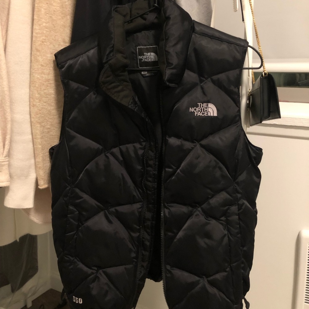 The North Face vest 550 Diamond Quilted Goose Down Puffer